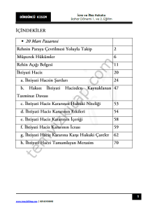 İcra ve İflas Hukuku 22-23 Bahar 4