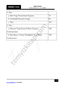 İcra ve İflas Hukuku 22-23 Bahar 4