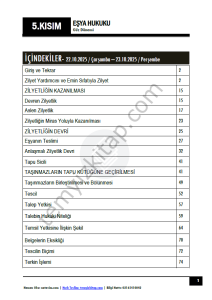 Eşya Hukuku 25-26 Güz 5