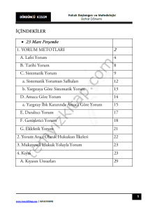 Kırıkkale Üniversitesi Hukuk Başlangıcı ve Metodolojisi 22-23 Bahar 4
