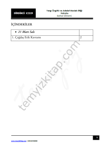 Kırıkkale Üniversitesi Yargı Örgütü ve Meslek Etiği 22-23 Bahar 4