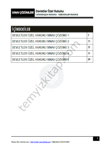 Devletler Özel Hukuku 2024 Vize Çözümleri