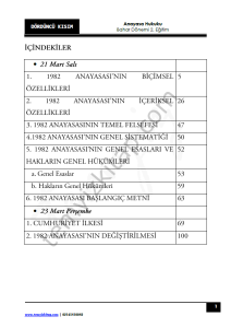 Anayasa Hukuku 2.Öğretim 22-23 Bahar 4