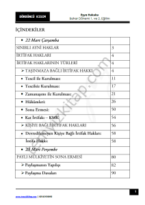 Eşya Hukuku 22-23 Bahar 4