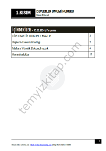 Devletler Umumi Hukuku 23-24 Bahar 1
