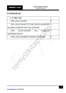 Kocatepe Üniversitesi Türk Anayasa Hukuku 22-23 Bahar 4