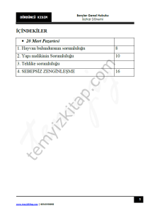 Kocatepe Üniversitesi Borçlar Hukuku Genel Hükümler 22-23 Bahar 4