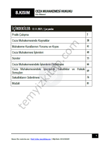 Ceza Muhakemesi Hukuku 25-26 Güz 8