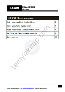 Roma Hukuku 25-26 Güz 6