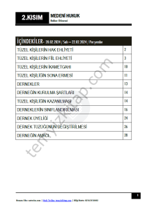 Medeni Hukuk 23-24 Bahar 2