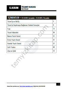 Ticaret Hukuku 25-26 Güz 5