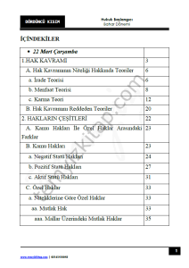 Sakarya Üniversitesi Hukuk Başlangıcı 22-23 Bahar 4