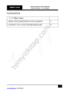 Borçlar Hukuku Özel Hükümler 22-23 Bahar 3