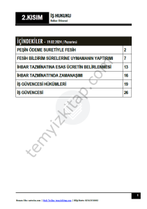 İş Hukuku 23-24 Bahar 2
