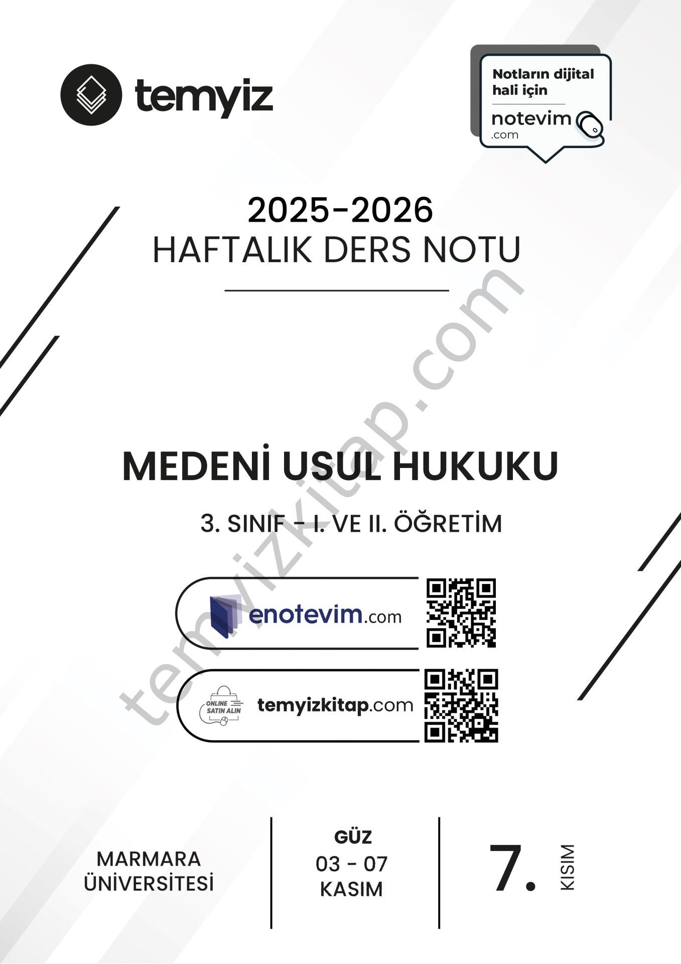 Medeni Usul Hukuku 25-26 Güz 7