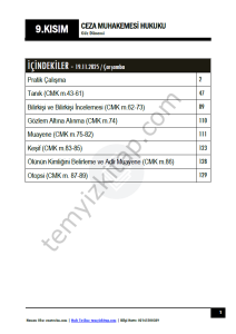 Ceza Muhakemesi Hukuku 25-26 Güz 9