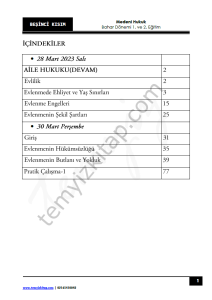 Medeni Hukuk 22-23 Bahar 5