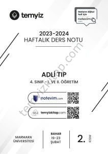 Adli Tıp 23-24 Bahar 2