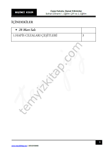 Ceza Hukuku Genel Hükümler 1.Öğretim Çift ve 2.Öğretim 22-23 Bahar 5