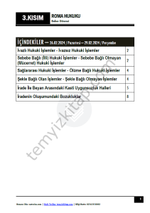 Roma Hukuku 23-24 Bahar 3