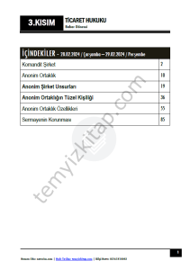 Ticaret Hukuku 1.Öğretim 23-24 Bahar 3