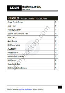 Medeni Usul Hukuku 2.Öğretim 23-24 Bahar 3