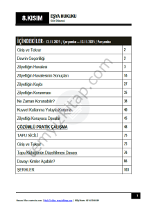 Eşya Hukuku 25-26 Güz 8