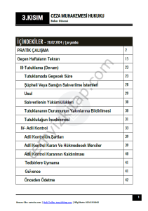Ceza Muhakemesi Hukuku 1.Öğretim 23-24 Bahar 3