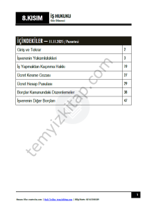İş Hukuku 25-26 Güz 8