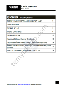 İcra ve İflas Hukuku 1.Öğretim 23-24 Bahar 3