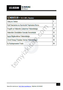İş Hukuku 25-26 Güz 10