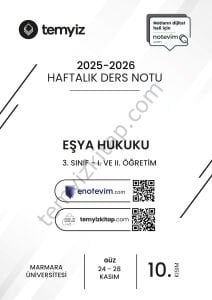 Eşya Hukuku 25-26 Güz 10