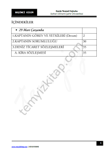 Şehir Üniversitesi Deniz Ticareti Hukuku 22-23 Bahar 5