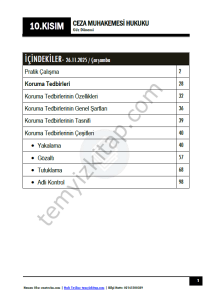 Ceza Muhakemesi Hukuku 25-26 Güz 10
