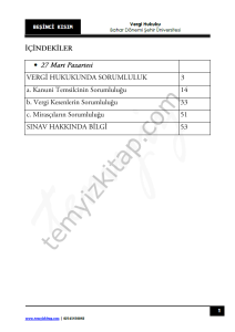 Şehir Üniversitesi Vergi Hukuku 22-23 Bahar 5