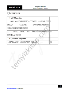 Anayasa Hukuku 2.Öğretim 22-23 Bahar 5