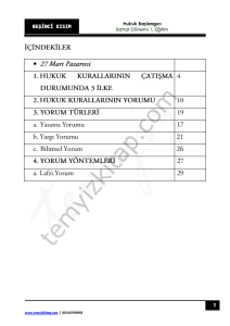 Hukuk Başlangıcı 1.Öğretim 22-23 Bahar 5