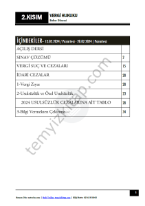 Vergi Hukuku 23-24 Bahar 2