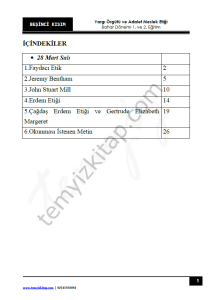 Kırıkkale Üniversitesi Yargı Örgütü ve Meslek Etiği 22-23 Bahar 5
