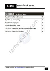 Sosyal Güvenlik Hukuku 25-26 Güz 5
