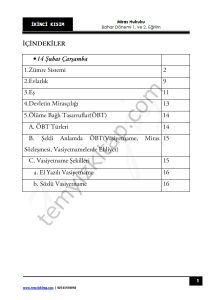 Kocatepe Üniversitesi Miras Hukuku 22-23 Bahar 2