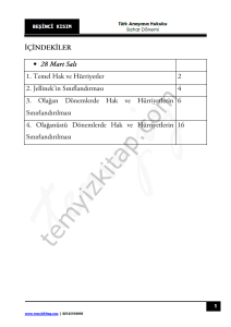 Kocatepe Üniversitesi Türk Anayasa Hukuku 22-23 Bahar 5