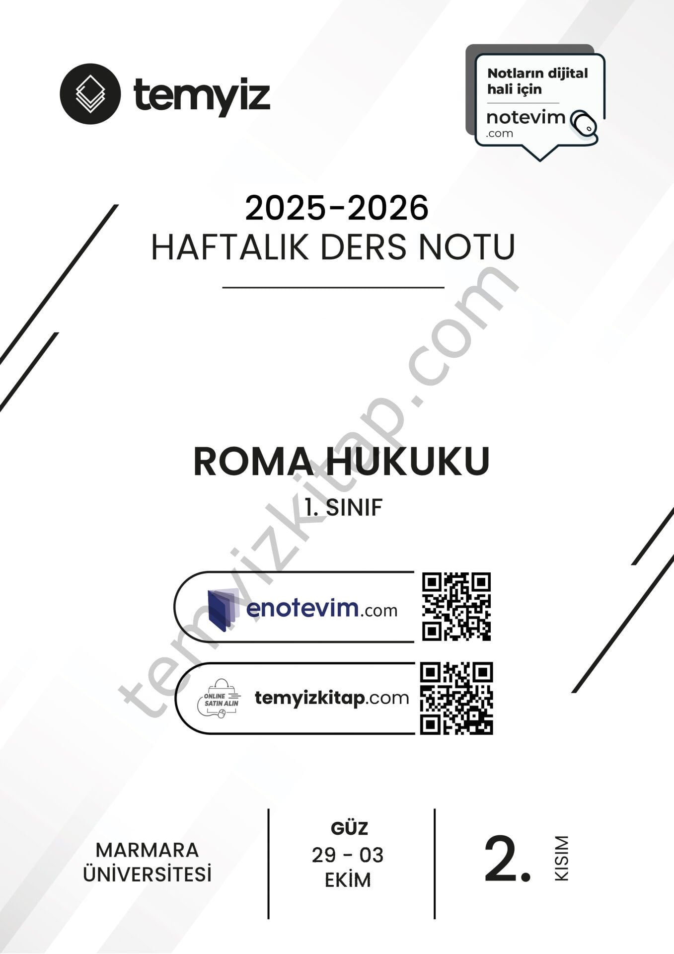 Roma Hukuku 25-26 Güz 2