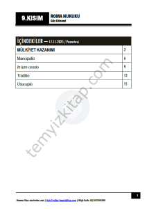 Roma Hukuku 25-26 Güz 9