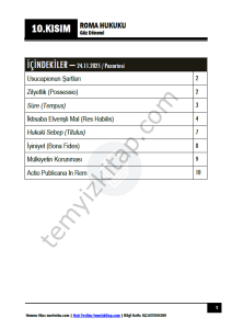 Roma Hukuku 25-26 Güz 10