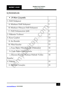 Kocatepe Üniversitesi Medeni Usul Hukuku 22-23 Bahar 5
