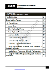 Ceza Muhakemesi Hukuku 1.Öğretim 23-24 Bahar 4