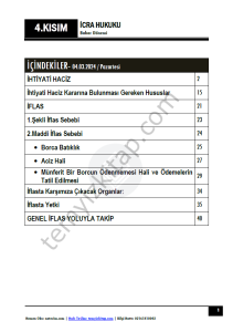 İcra ve İflas Hukuku 1.Öğretim 23-24 Bahar 4