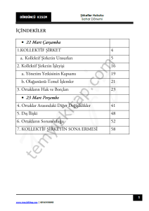 Sakarya Üniversitesi Şirketler Hukuku 22-23 Bahar 4