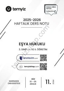 Eşya Hukuku 25-26 Güz 11